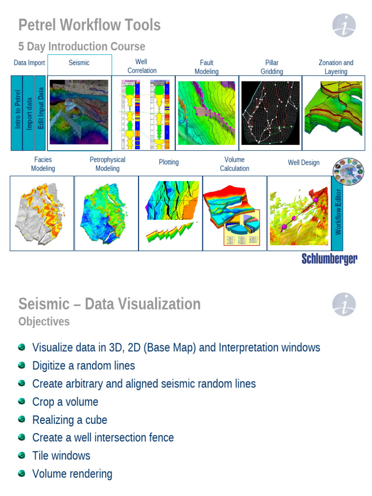 Petrel Seismic Visualization Guide | PDF | Window (Computing) | Button ...