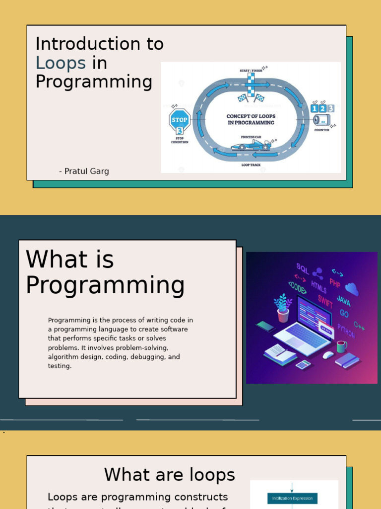 Introduction To Loops in Programming | PDF