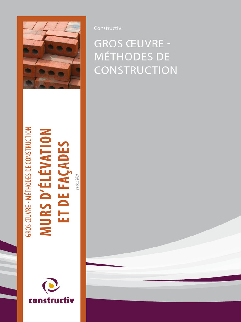 Méthodes de construction en maçonnerie | PDF | Brique | Mur