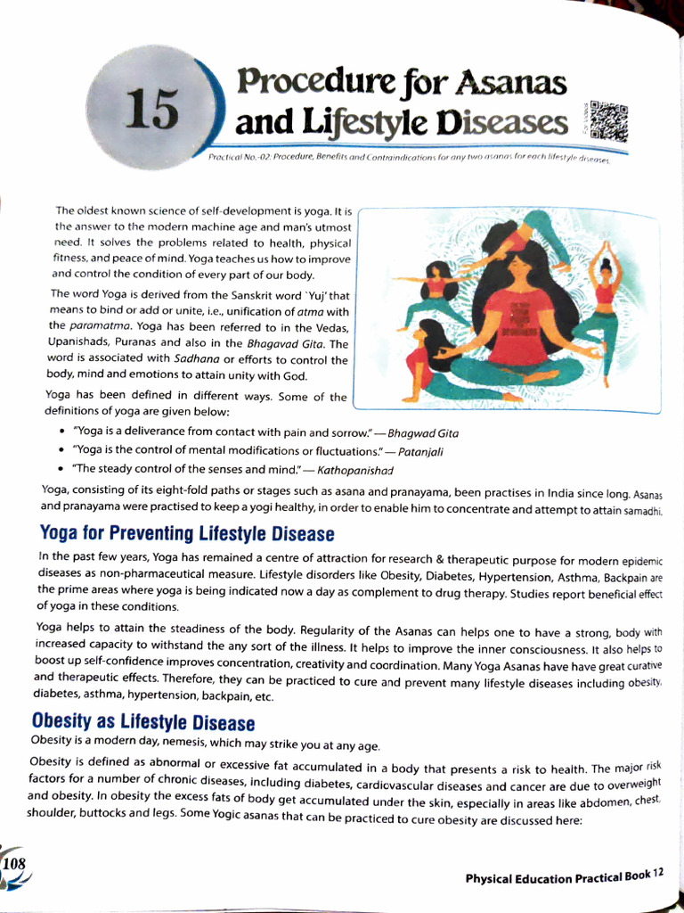 Practical - 2 Procedure For Asanas and Lifestyle Diseases | PDF | Asana ...