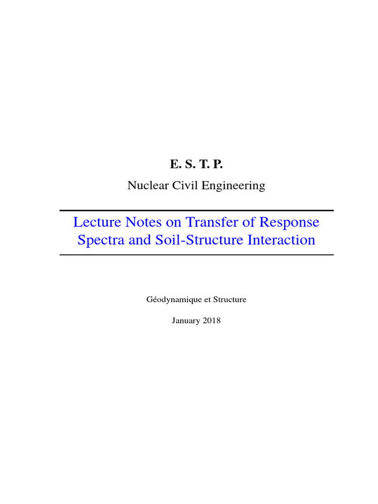 B04 ESTP LectureNotesSSI | PDF | Spectral Density | Oscillation