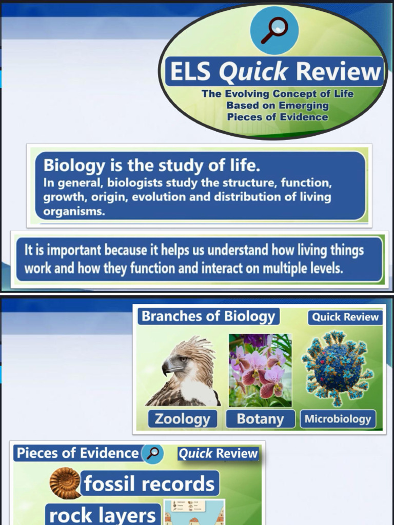 Unifying Themes of Life. Notes | PDF | Science & Mathematics | Wellness
