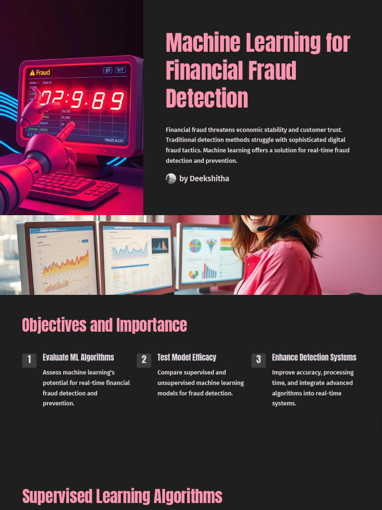 Machine Learning For Financial Fraud Detection | PDF | Machine Learning ...