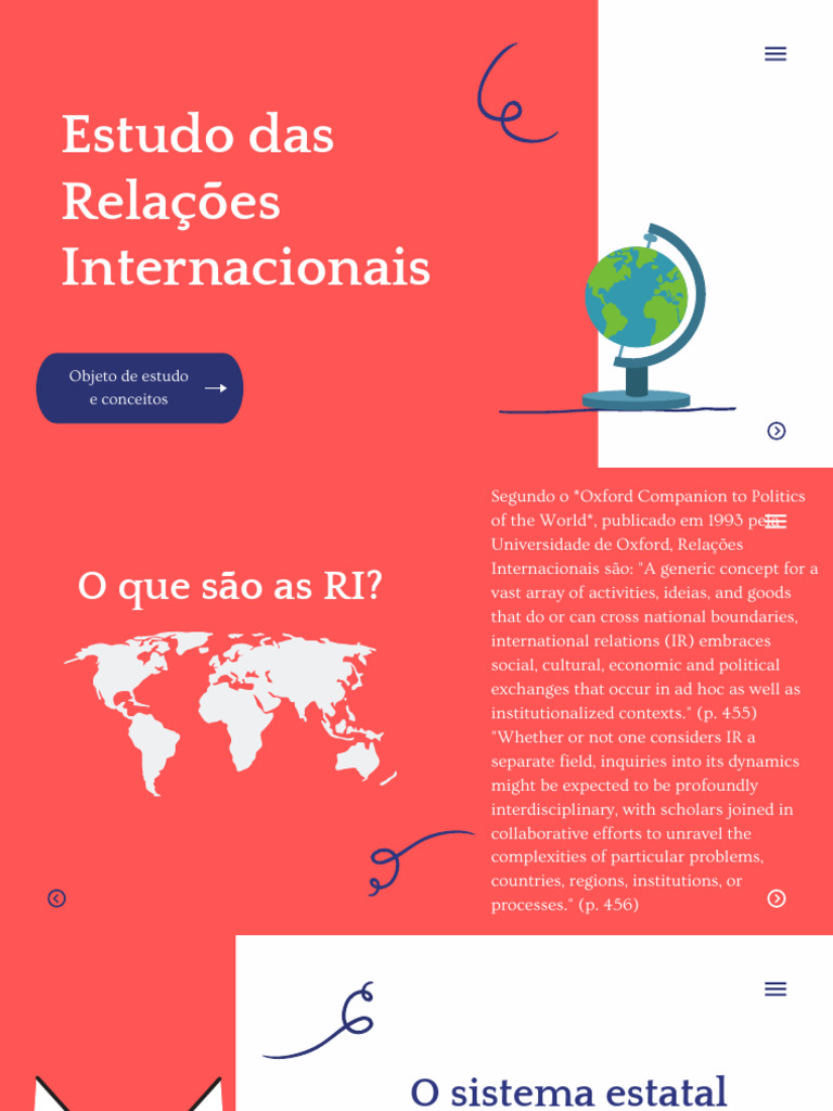 Introdução às Relações Internacionais | PDF | Relações Internacionais ...