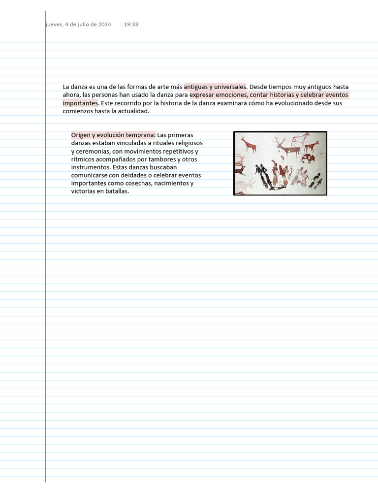 La Danza | PDF | Ciencias sociales | Arte