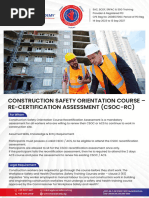 Enhanced Construction Safety Orientation Course (CSOC) | PDF ...