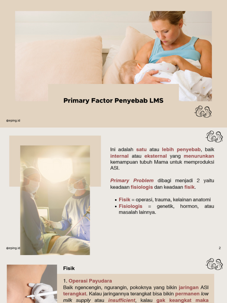 Penyebab Utama Low Milk Supply ASI | PDF | Kesehatan Holistik