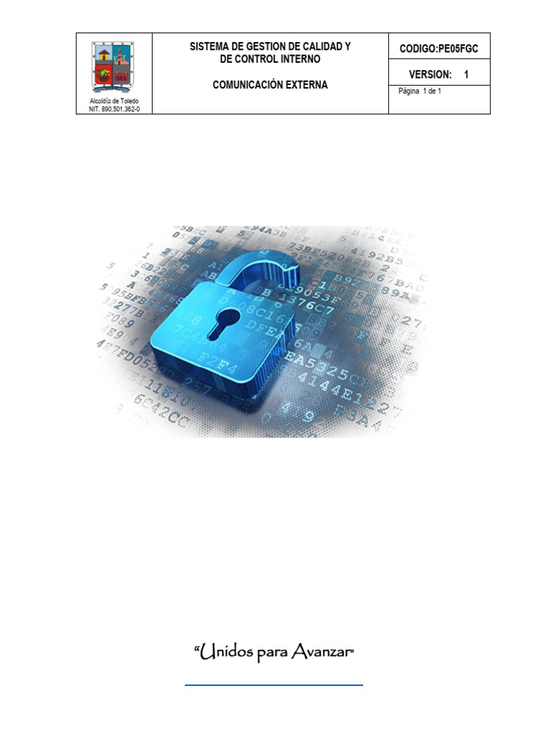 5412 - Plan de Seguridad y Privacidad de La Informacion | PDF | La ...