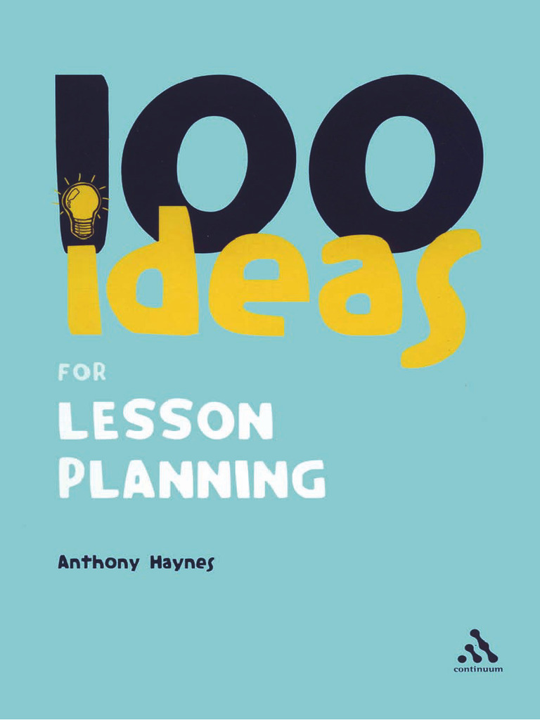 100 Ideas For Lesson Planning | PDF | Behaviorism | Learning