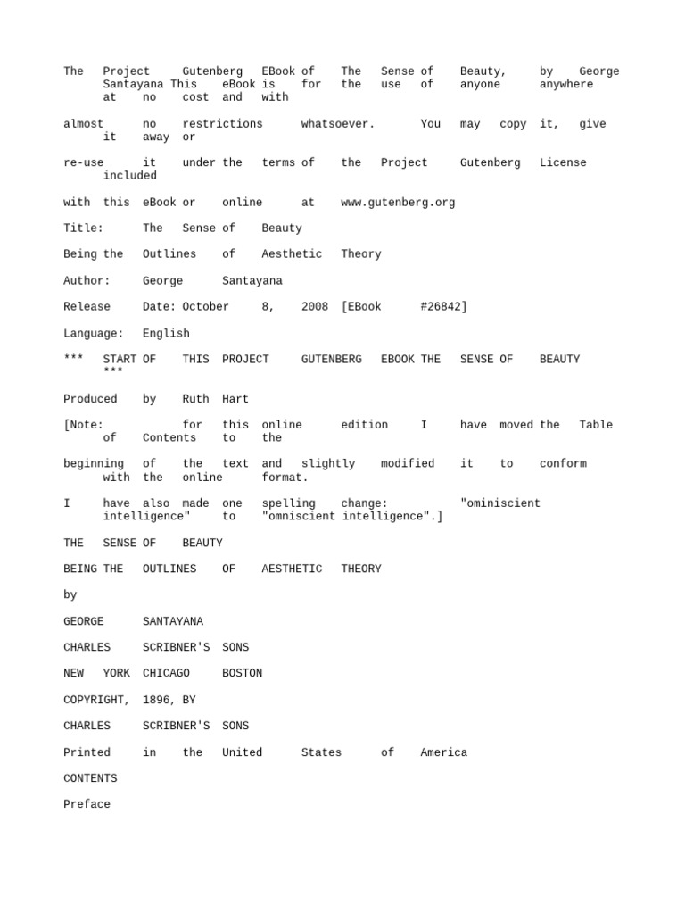 The-Sense-of-Beauty | PDF | Aesthetics | Beauty