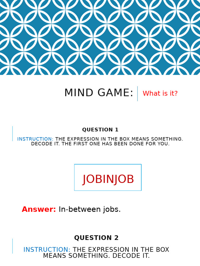 Decoding Jobinjob Riddle | PDF