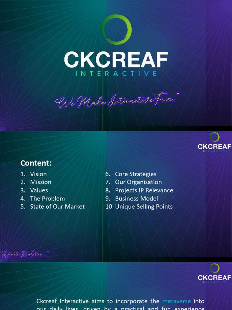 Company Intro Generic Pdf Augmented Reality Virtual Reality