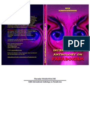 Fifth International Anthology On Paradoxism Editor Florentin