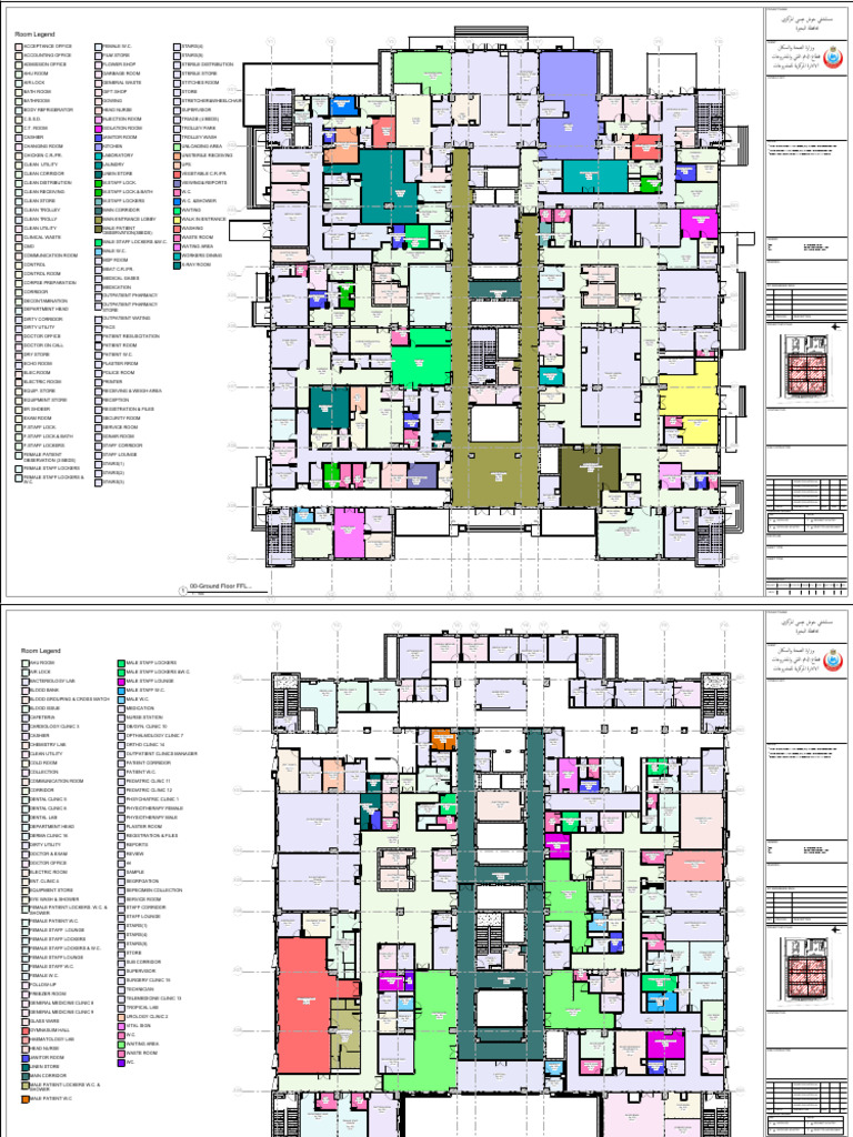 Hospital Floor Plan Layout Details | PDF | Bathroom | Home & Garden
