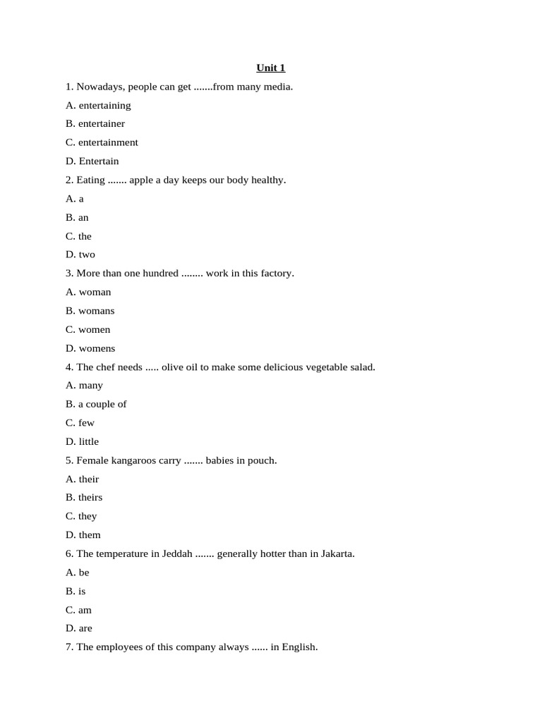 Kumpulan soal kuiz pdf paper calendar