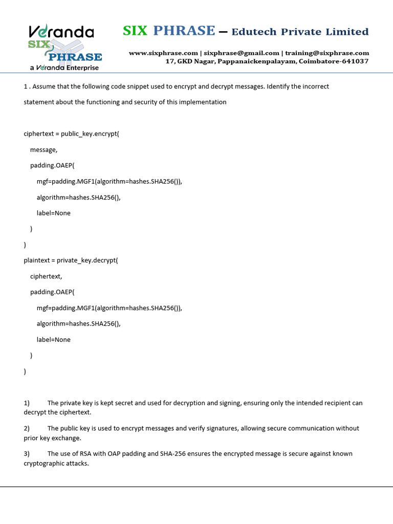 Secure Data Transmission Methods | PDF | Public Key Cryptography ...