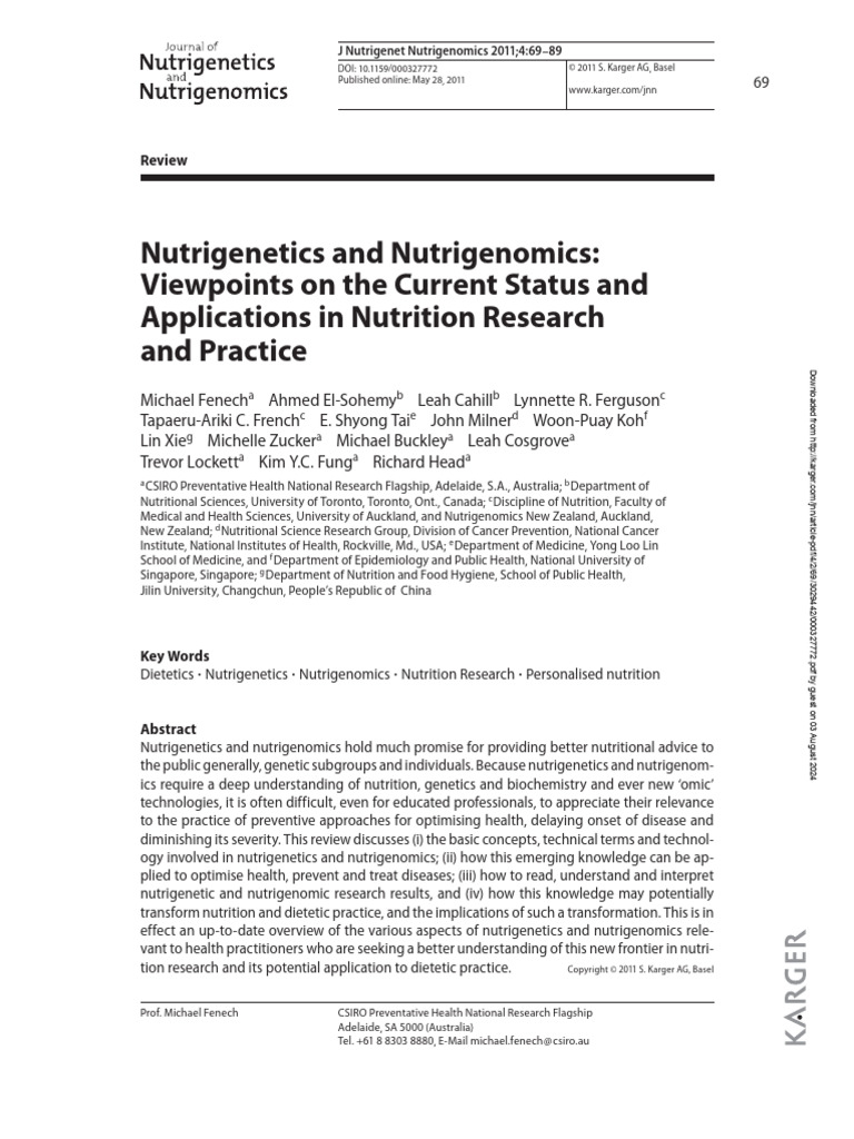 Latest Nutrition Research Articles