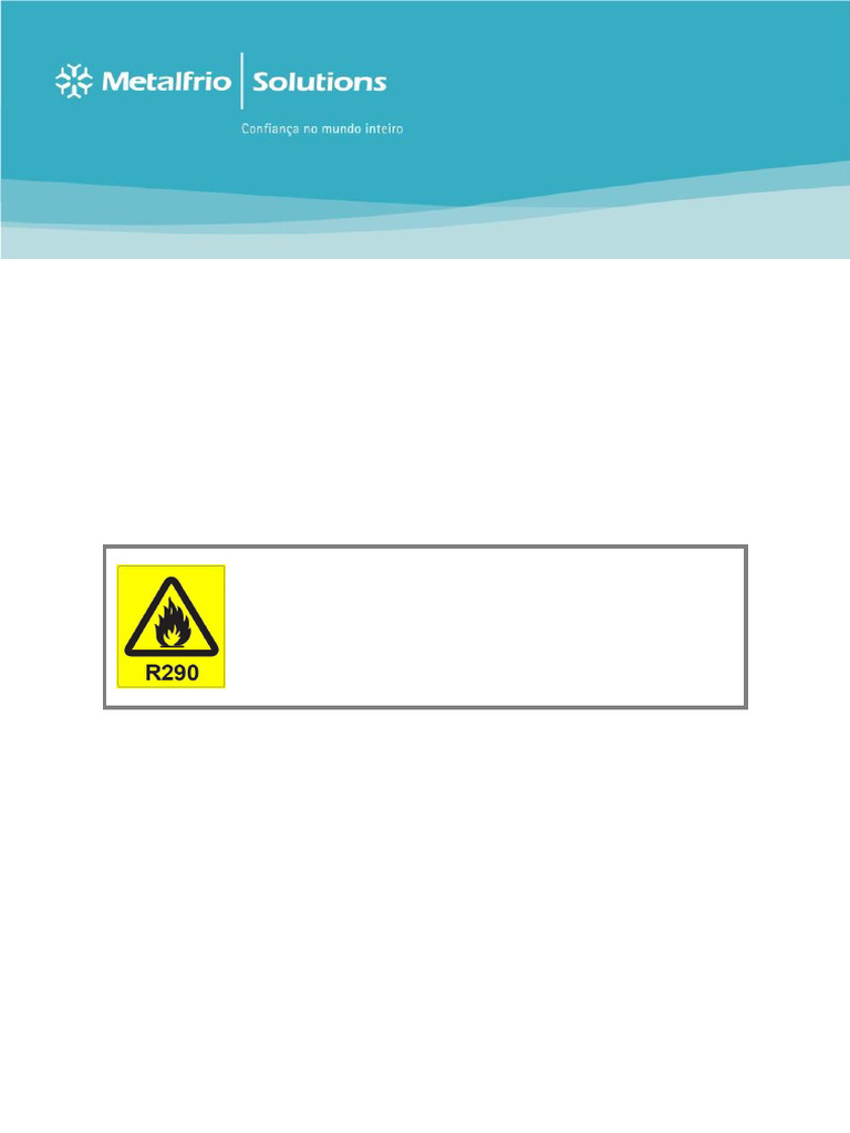 Reoperação Segura do Gás R290 | PDF | Refrigeração | Gases