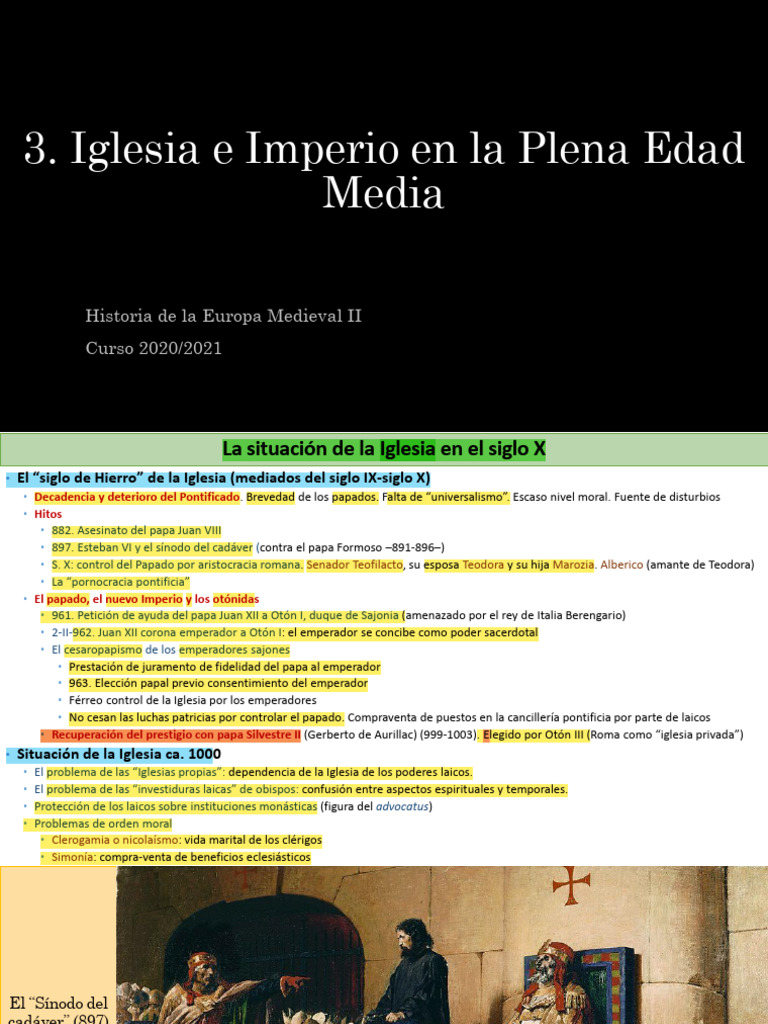 Iglesia e Imperio en La Plena Edad Media | PDF | Santo Imperio Romano