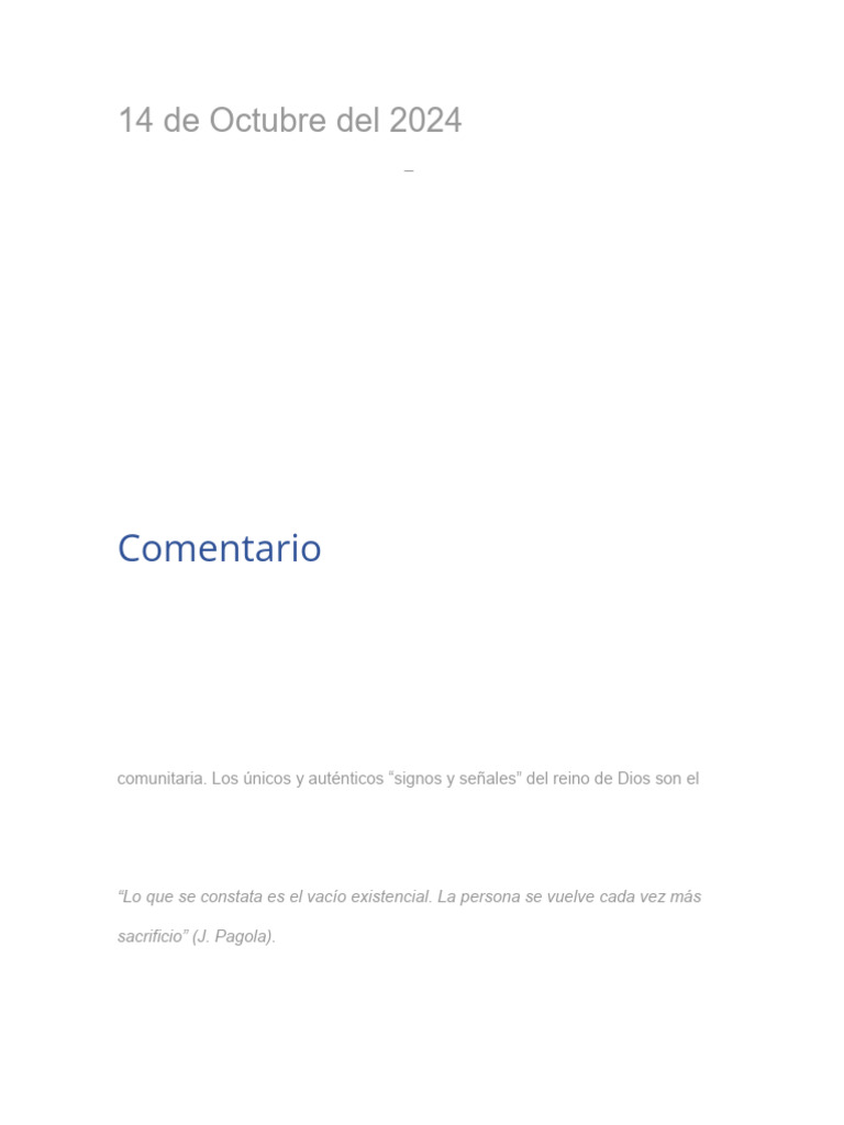 14 de Octubre Del 2024 | PDF