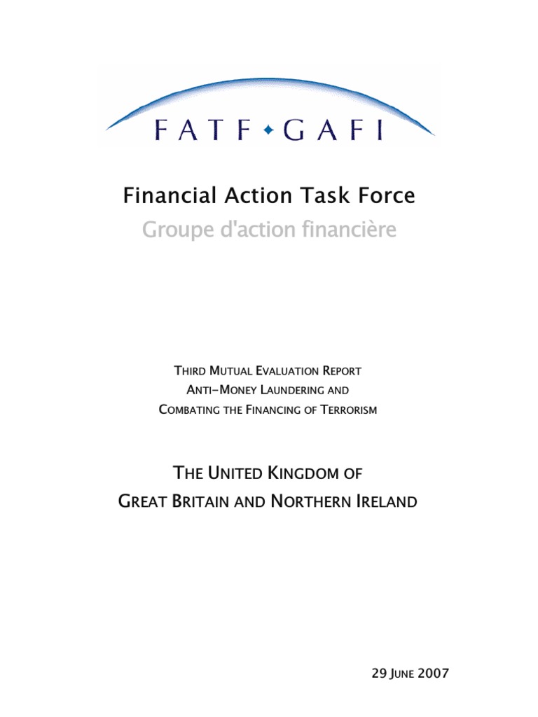 FATF Report United Kingdom | PDF | Financial Action Task Force On Money ...