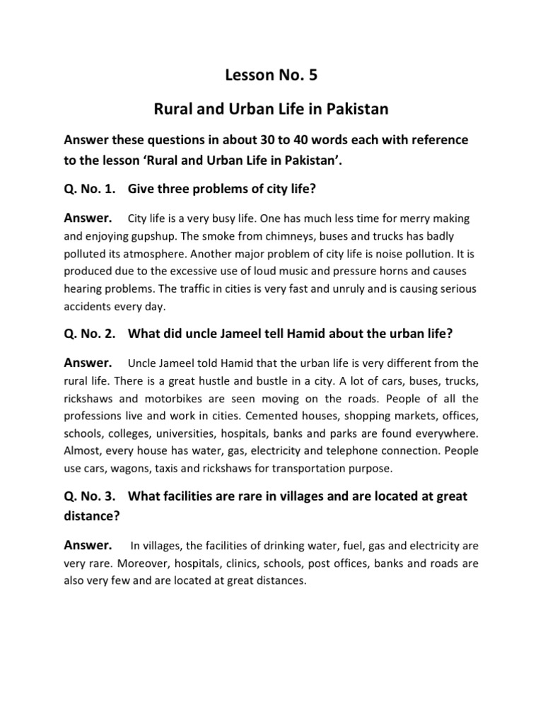 city life vs rural life village life and city life essay