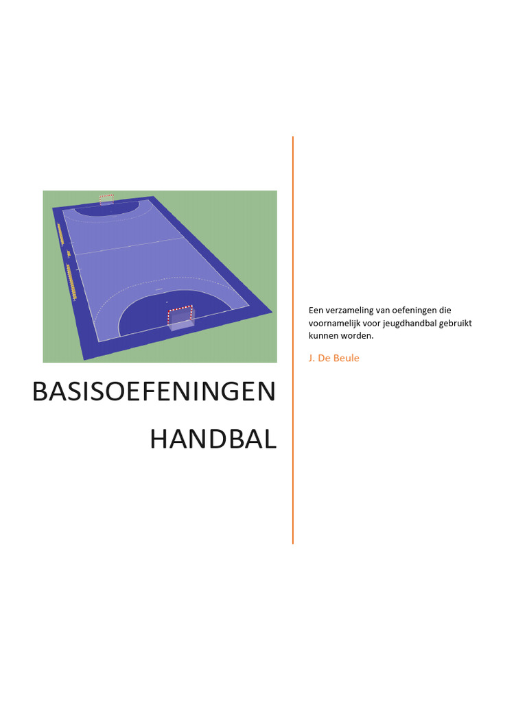 Handbal - Basis Oefeningen (Jeroen de Beule 2020) | PDF