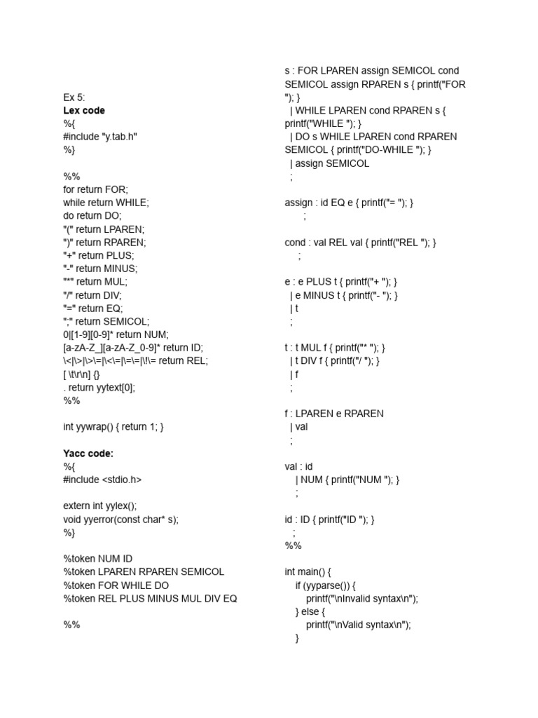 Ex 5,6, CD | PDF | Programming Paradigms | Software