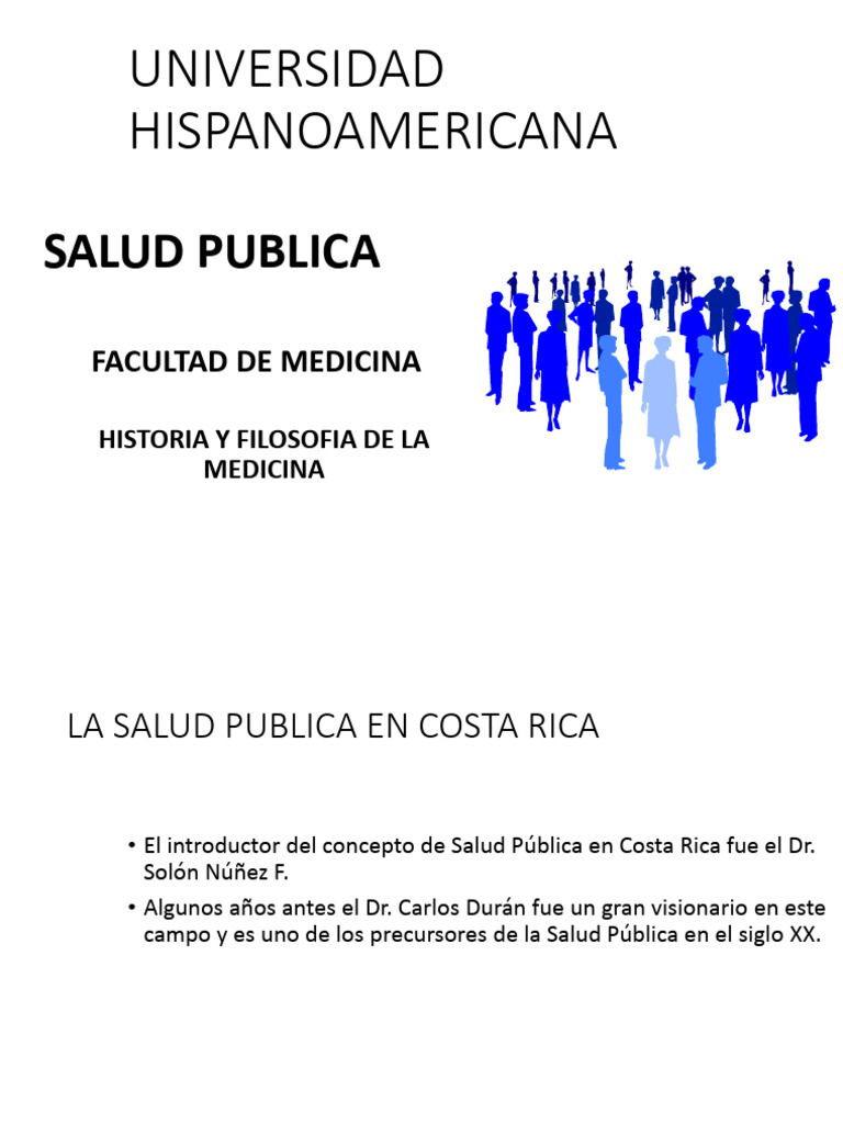 Historia de la Salud Pública en Costa Rica | PDF | Hospital | Medicina