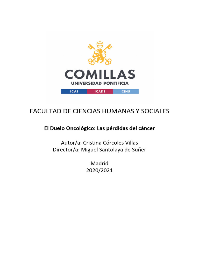 Retrieve Duelo Oncologico | PDF | Dolor | Cáncer