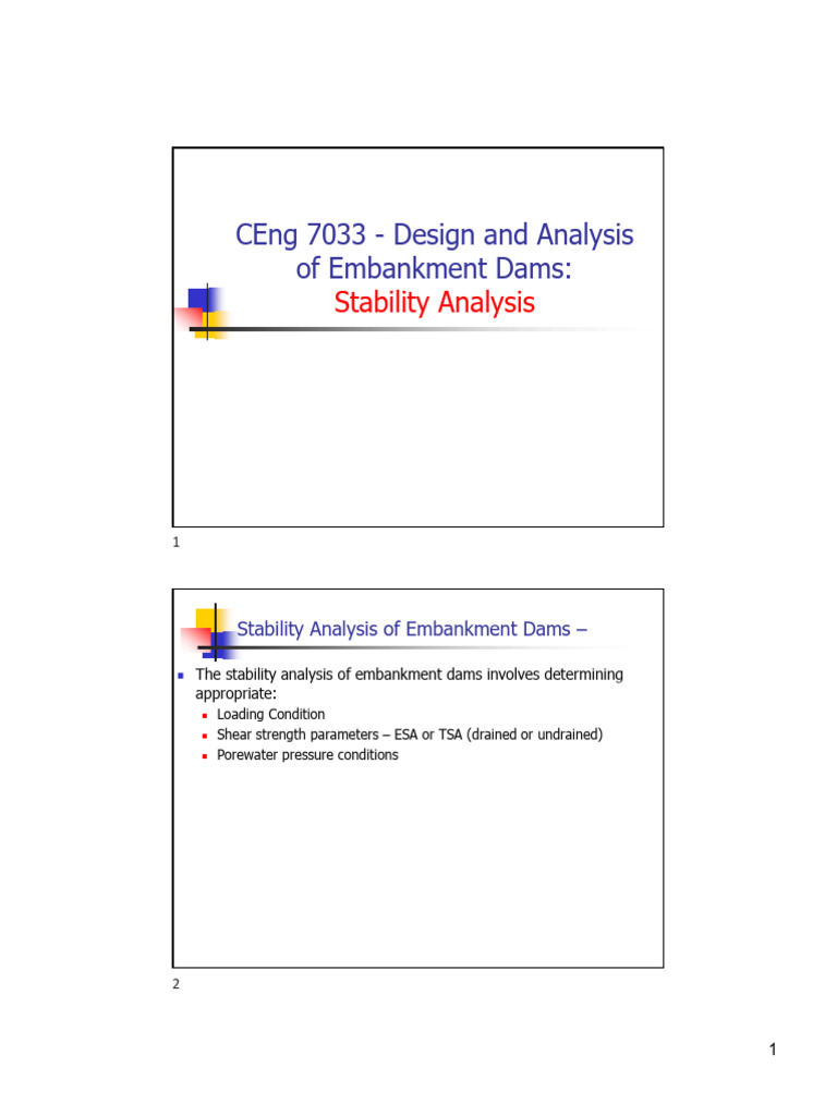 Lecture 5 - Stability Analysis Part I - STU | PDF | Soil Mechanics ...