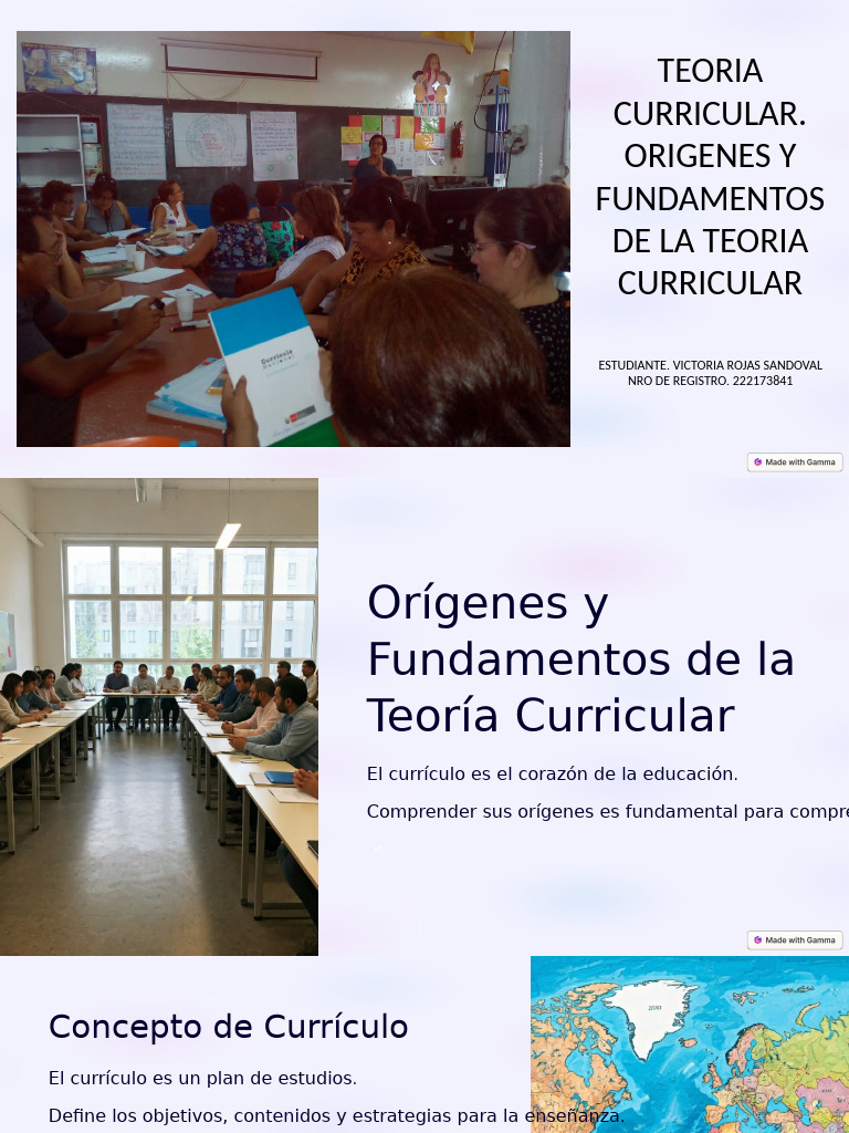 Origenes y Fundamentos de La Teoria Curricular | PDF | Plan de estudios ...