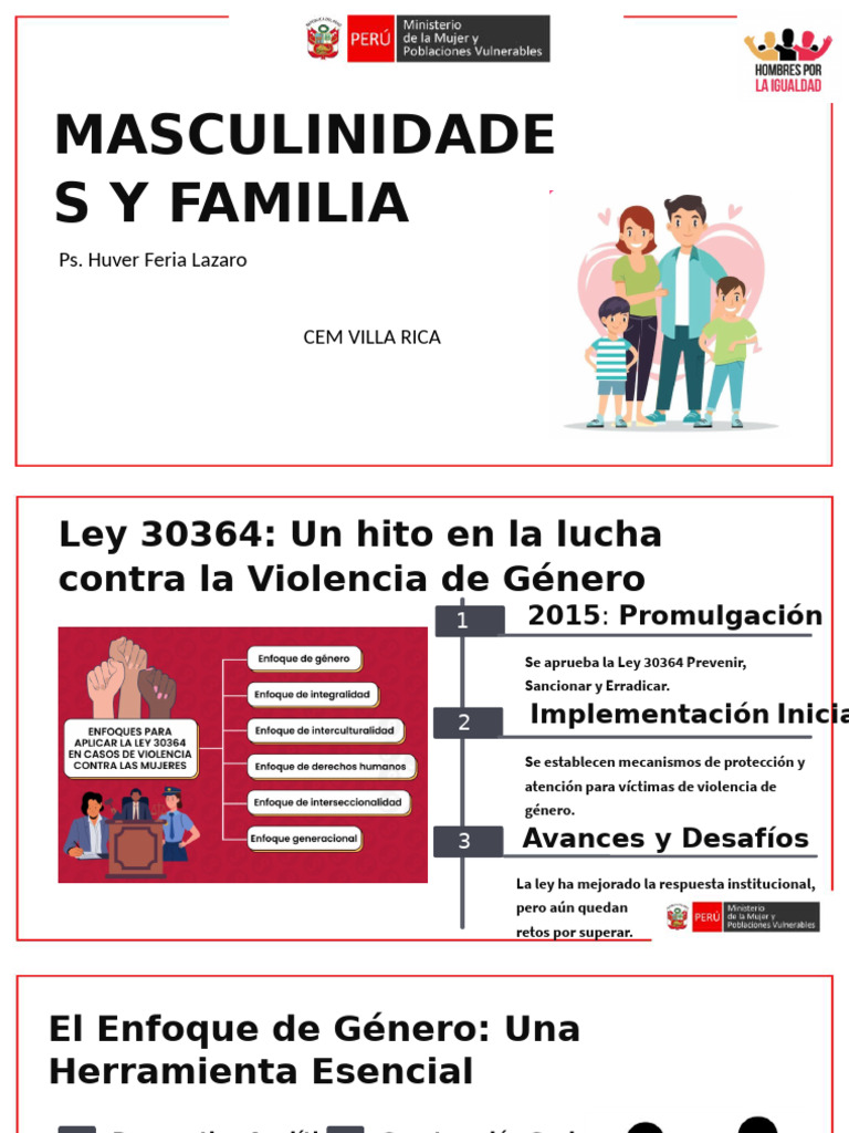 Masculinidades y Familia | PDF | Masculinidad | La violencia contra las ...