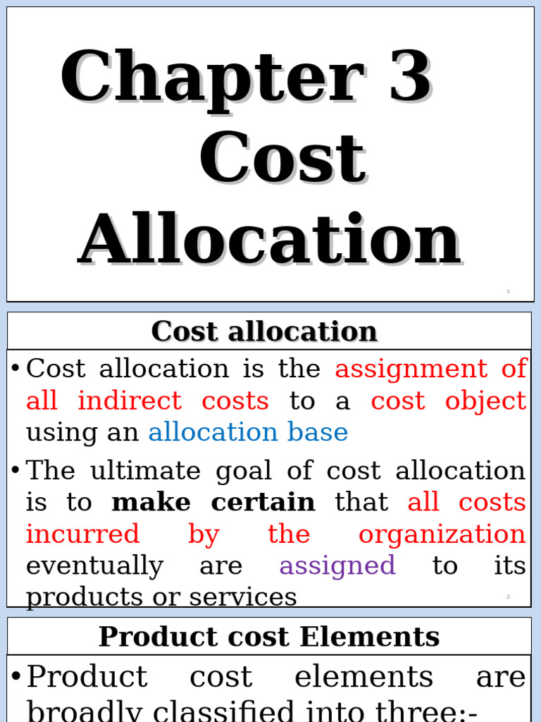Cost and Management Accounting I Chapter 3 | PDF | Cost Of Goods Sold ...