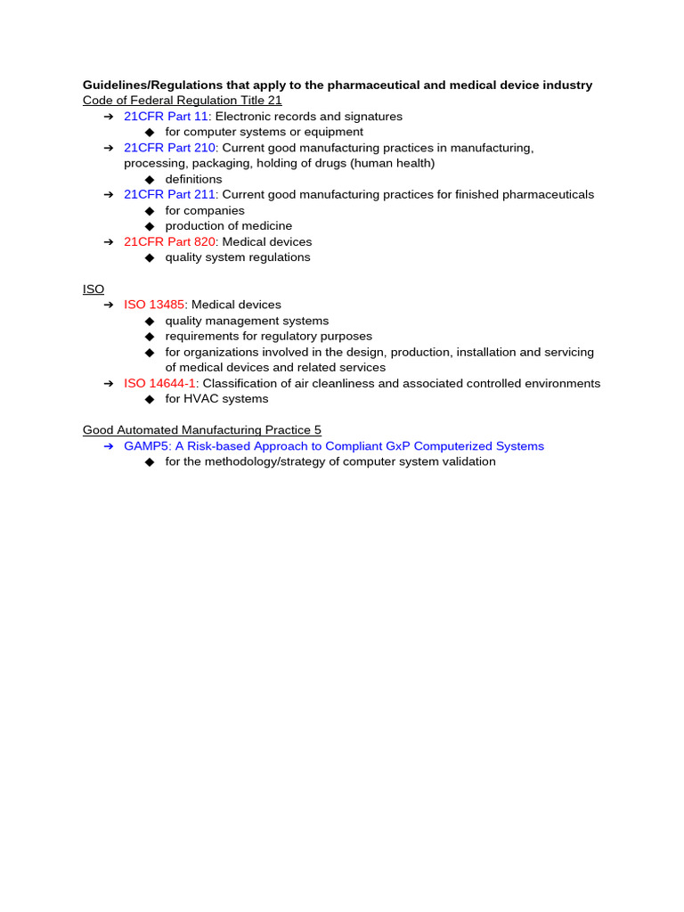 Compliance Guidelines for Pharma Software | PDF | Verification And ...