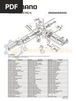 parts list for shimano sedona 2500 fe reel Shimano SN-2500FE Parts List | PDF | Gear