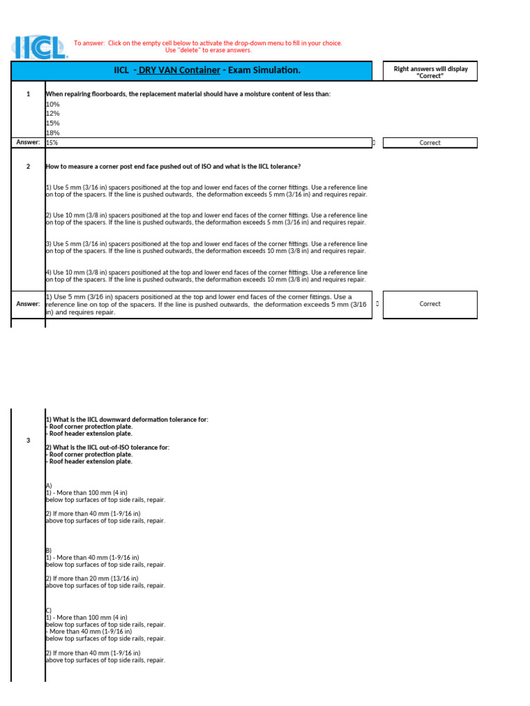 IICL Container Repair Guidelines | PDF | Engineering Tolerance | Fracture