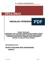 Ciri-Ciri Dan Tingkahlaku Kanak-Kanak Bermasalah Pendengaran Dan Langkah-Langkah Yang Boleh Diambil Bagi Membantu Mereka Di Dalam Bilik Darjah