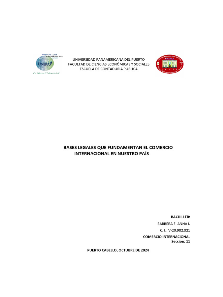 Actividad II Comercio Internacional | PDF | El comercio internacional ...