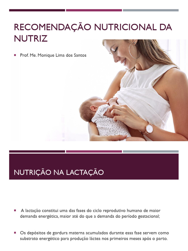 Nutrição e Dieta para Lactantes | PDF | Amamentação | Vitamina D