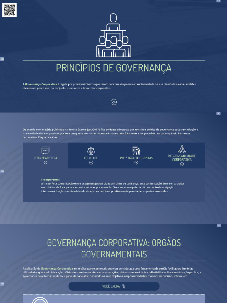 42 Principios Da Governança | PDF