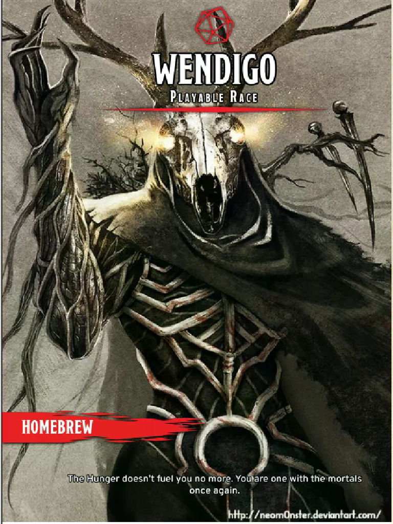 pdf24 Wendigo Race | PDF