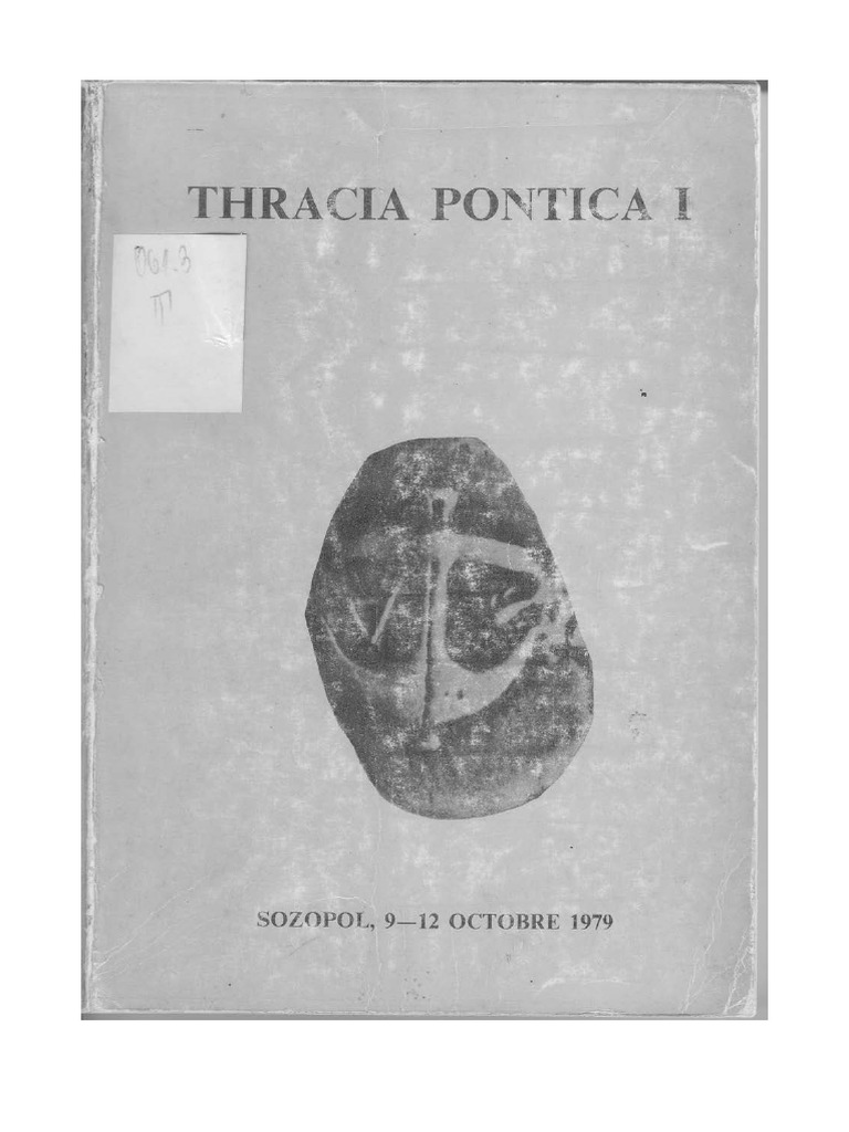 Thracia pontica 1 r pdf