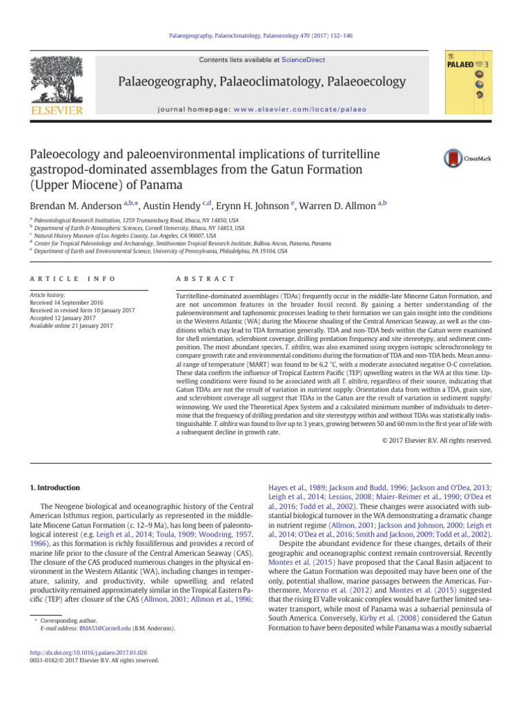 Paleoecology and Paleoenvironmental Impl | PDF | Stratigraphy | Fossil