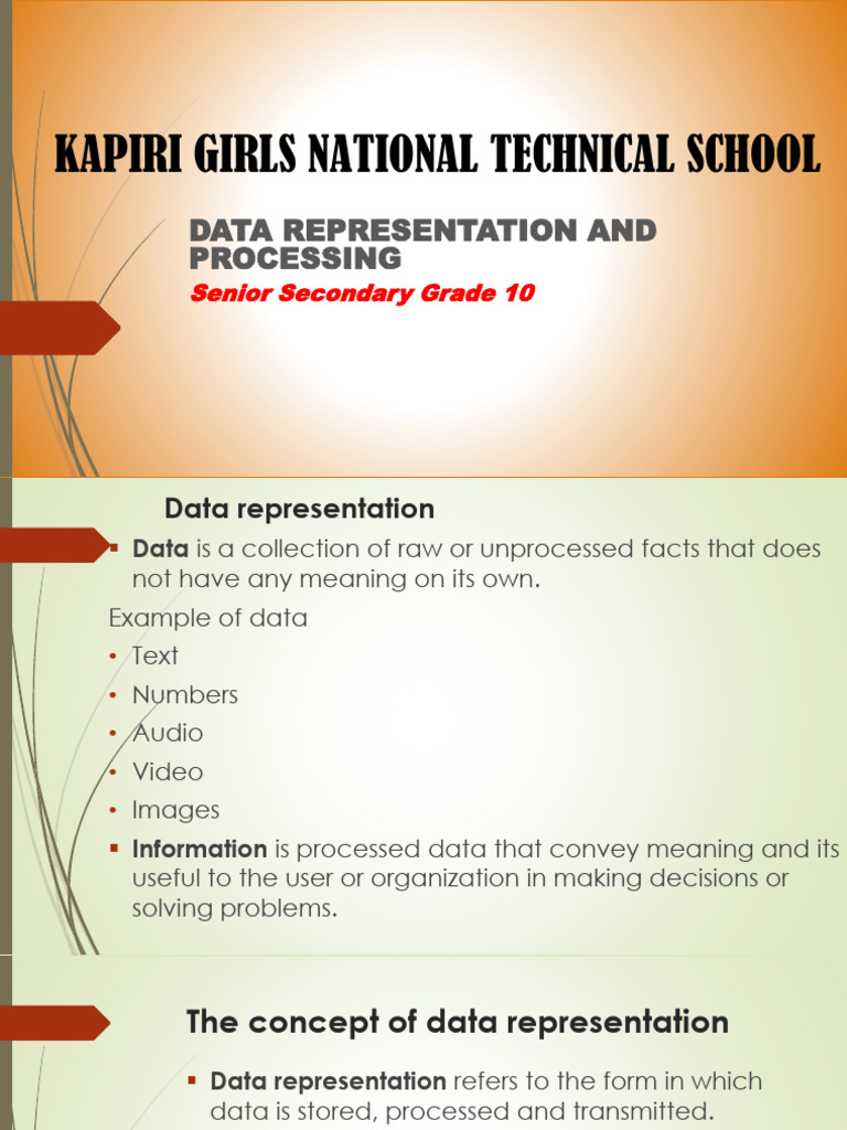 Data Representantion and Processing G10 | PDF | Byte | Digital To ...