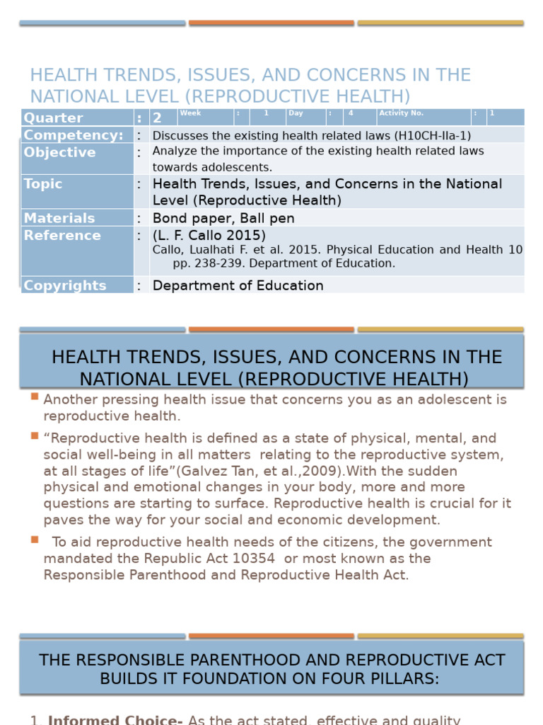 Health 10 Q2 WK.1 - 010952 | PDF | Parenting | Family