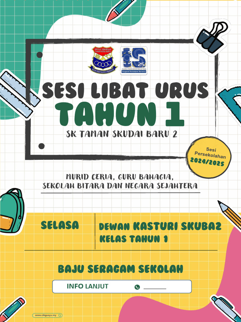 Buku Program Sesi Libat Urus Tahun 1 2023 SKUBA2 | PDF