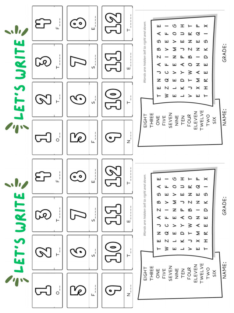 Numbers | PDF