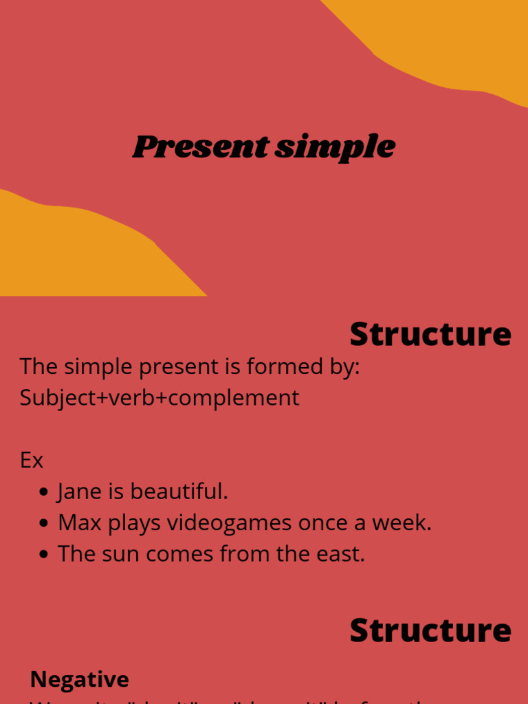 Present Simple | PDF