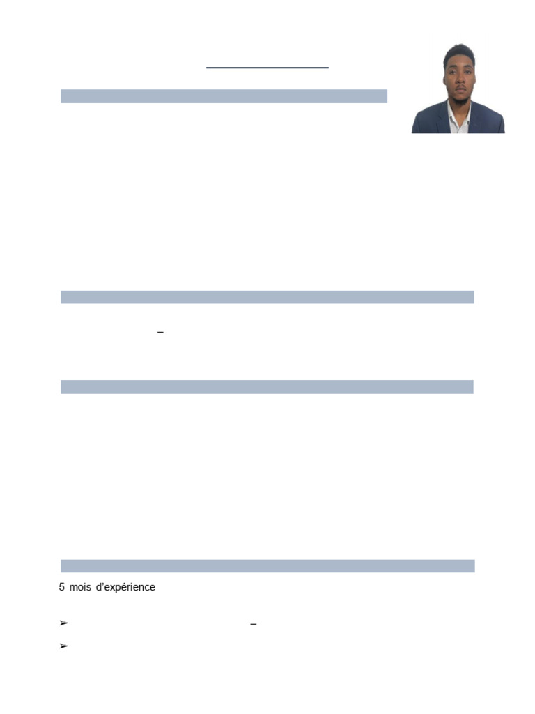 CV de Mahël Marc Altiery - Chimiste | PDF | Haïti